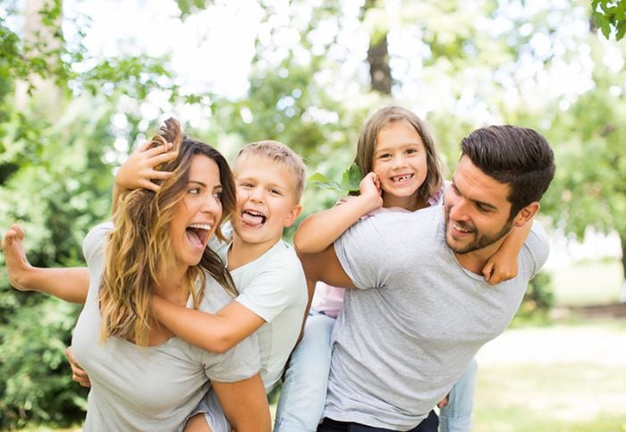 Familia feliz