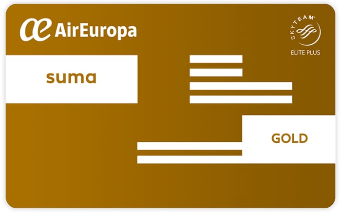 Tarjeta suma gold