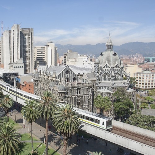 Medellín manzarası